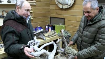 Шойгу показал Путину "барса" и "дракона"