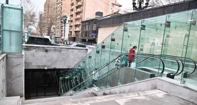 В Ереване открылся подземный переход с подъемником для инвалидных колясок