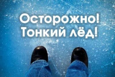 Об опасности весеннего льда напомнили жителям Серпухова