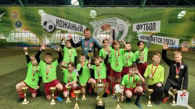 Команда «Юность» из Лидского района выиграла республиканские соревнования по футболу «Кожаный мяч»