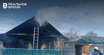 На пожаре в частном доме в Чистополе погибла пожилая женщина