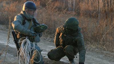Военные инженеры ВВО приняли участие в тактических учениях в Бурятии