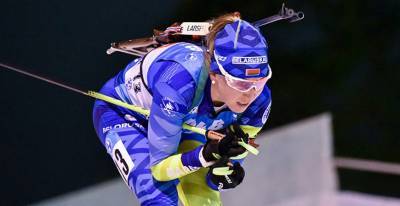 Белоруска Динара Алимбекова заняла второе место на этапе Кубка мира по биатлону