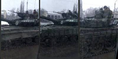 Оккупанты стягивают танки Т-64 и Т-72 к линии фронта под Горловкой – фото, видео - ТЕЛЕГРАФ