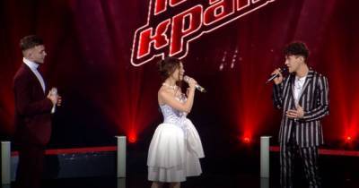 "Голос країни-11": Кристина Соловий трогательно спела на сцене вместе с актером и блогером