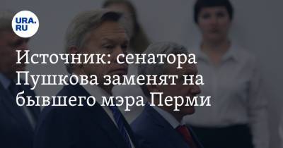 Источник: сенатора Пушкова заменят на бывшего мэра Перми
