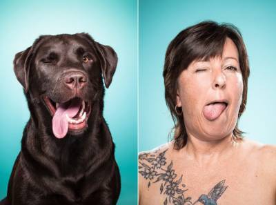 Люди, как собаки: 34 фотографии, которые подтверждают, что собаки похожи на своих хозяев