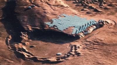 Учёные и дизайнеры представили проект первого марсианского города — видео