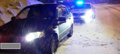 Пьяный водитель без прав ночью разъезжал по городу в Карелии
