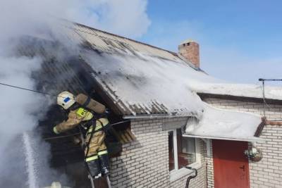 Пожарные потушили возгорание в частном доме в Башкирии