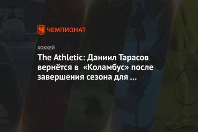The Athletic: Даниил Тарасов вернётся в «Коламбус» после завершения сезона для «Салавата»
