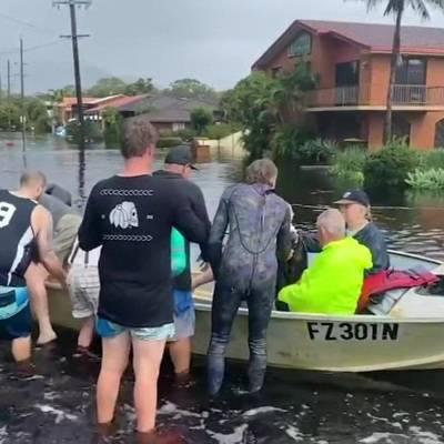 Из-за наводнения в штате Новый Южный Уэльс в Австралии эвакуированы 20 тыс. человек