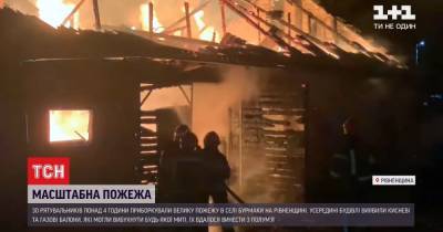 Крупный пожар в Ровенской области: пламя достигало десяти метров