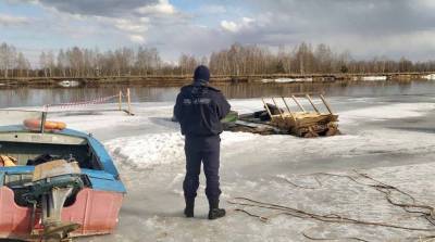 В Бобруйске ребенок провалился под лед и погиб