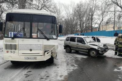 В Касимове водитель «Нивы» пострадала в ДТП с автобусом