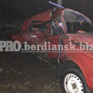 На трассе в Запорожской области столкнулись два авто: есть пострадавшие. Фото