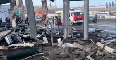 На АЗС в Новокузнецке после взрыва произошел пожар