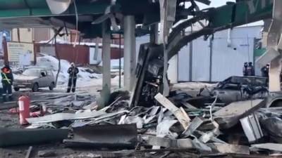 Взрыв произошел на заправке в центре Новокузнецка