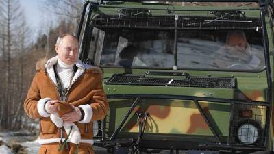 Песков раскрыл детали отдыха Путина в тайге