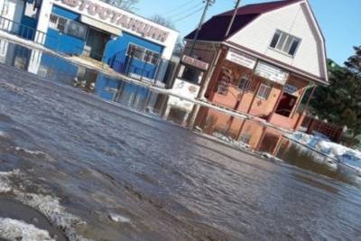 В Шилове Рязанской области затопило автовокзал