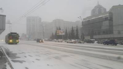 В Новосибирске ожидается усиления ветра и мокрый снег