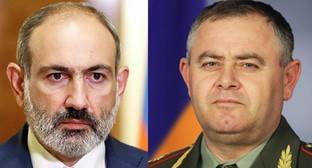 Пашинян объявил Давтяна начальником Генштаба Армении