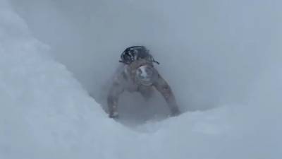 Еще один горнолыжник попал в снежную ловушку в Сочи