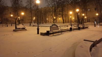 Около 12 сантиметров снега выпало в Петербурге за неделю