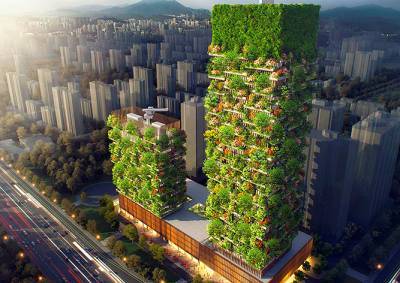 В Китае для борьбы со смогом построят «Вертикальный лес»