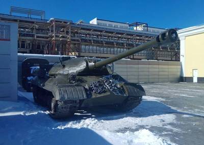 В "Парадный расчет" музейного комплекса УГМК прибыл советский тяжелый танк "Щука"