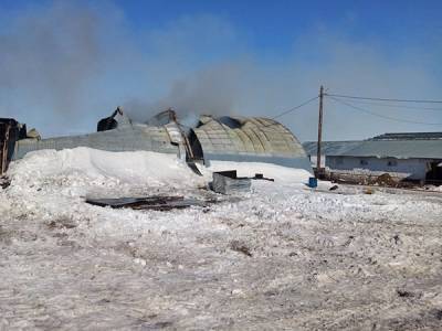 На Среднем Урале горел ангар: площадь пожара составила 900 "квадратов"