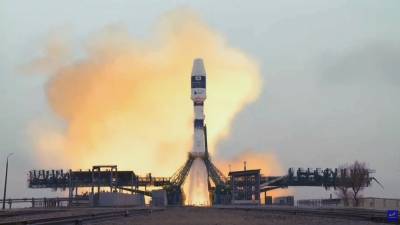 Спутники из 18 стран отправились на орбиту на ракете-носителе «Союз».