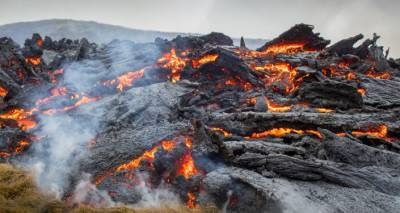 Невероятные фотографии извержения вулкана в Исландии, который спал 6 тысяч лет
