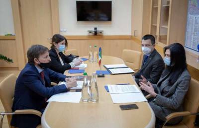 Заместитель Авакова провела встречу с Чрезвычайным и Полномочным Послом Итальянской Республики в Украине