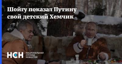 Шойгу показал Путину свой детский Хемчик
