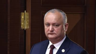 Додон оценил решение КС Молдавии о законности выдвижения премьера