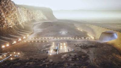 Ученые показали модель первого проекта города на Марсе на 250 тысяч человек