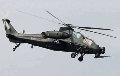 В Китае ударный вертолет Z-10 при экстренной посадке развалился как картонная коробка