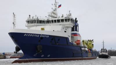 Новое судно "Всеволод Бобров" отправится в двухмесячный испытательный поход