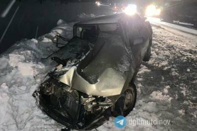 35-летний житель Башкирии едва не погиб в аварии с грузовиком