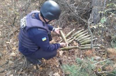 Украинские саперы обезвредили сотню мин и снарядов в зоне ООС за сутки