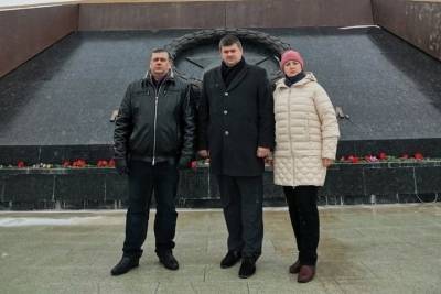 Члены Псковского облсовпрофа посетили Ржевский мемориал Советскому солдату