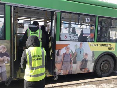 Заволжские троллейбусы и маршрутки проверили на соблюдение профилактических мер