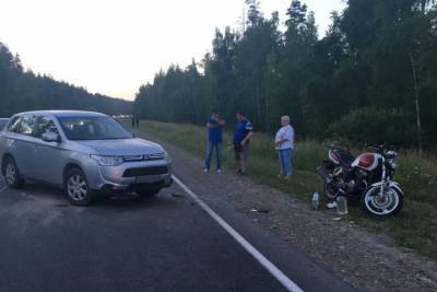 Рязанская полиция ищет очевидцев летней аварии с мотоциклом «Хонда»