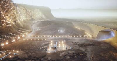 Каким будет первый город на Марсе: архитекторы показали план марсианского мегаполиса (видео)