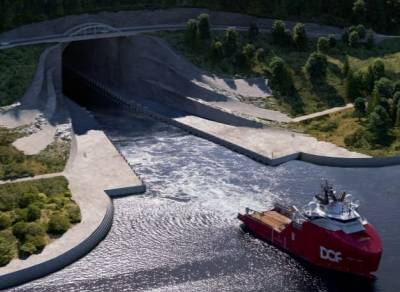 В Норвегии построят первый в мире туннель для кораблей