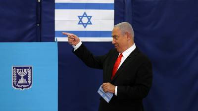 Партия «Ликуд» Нетаньяху лидирует на парламентских выборах в Израиле
