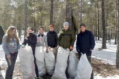В лесах Бурятии собрали несколько центнеров мусора