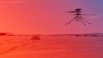 NASA впервые запустят вертолет на Марсе в апреле