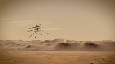 NASA назвало дату полета первого вертолета на Марсе